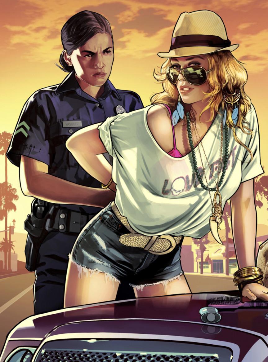 Картина GTA 5 Полицейские (DS626)