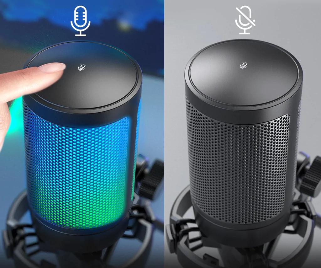 Мікрофон конденсаторний ігровий FIFINE A6 RGB Ampligame з поп-фільтром (2063273136) - фото 3