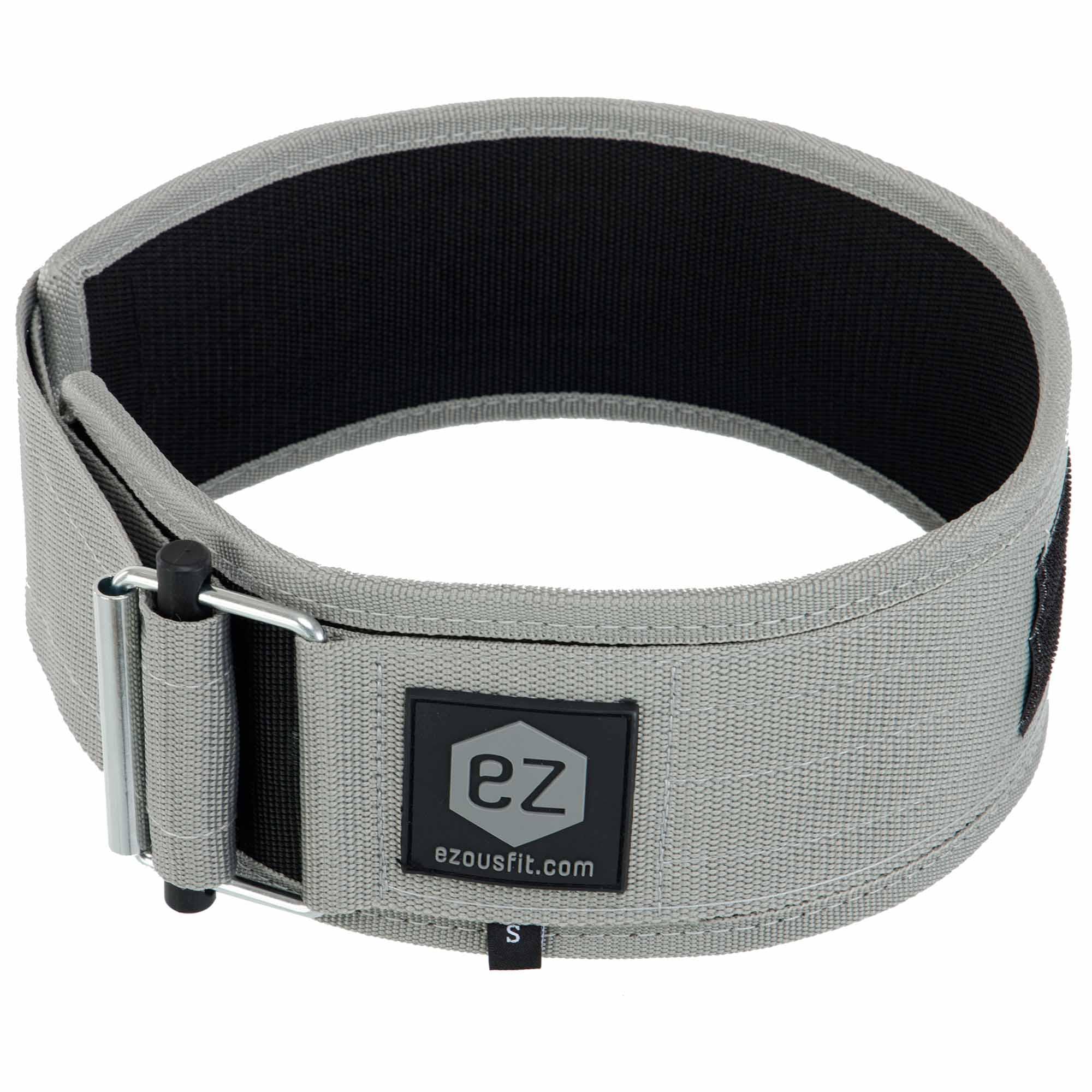 Пояс атлетический EZOUS O-02 quick locking weightlifting belt усиленный регулируемый M Серый (AM0009149)