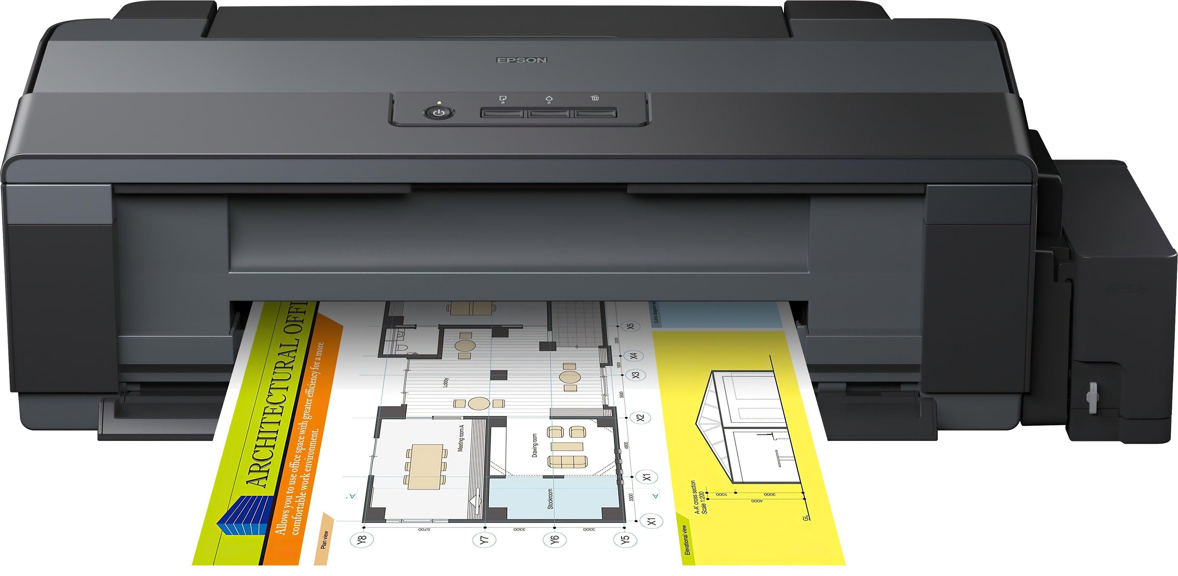Принтер печатает черным фоном. Принтер Epson l1300. Принтер струйный Epson l1300. Принтер Epson l1300 c11cd81402. Принтер Epson l1300 a3+.