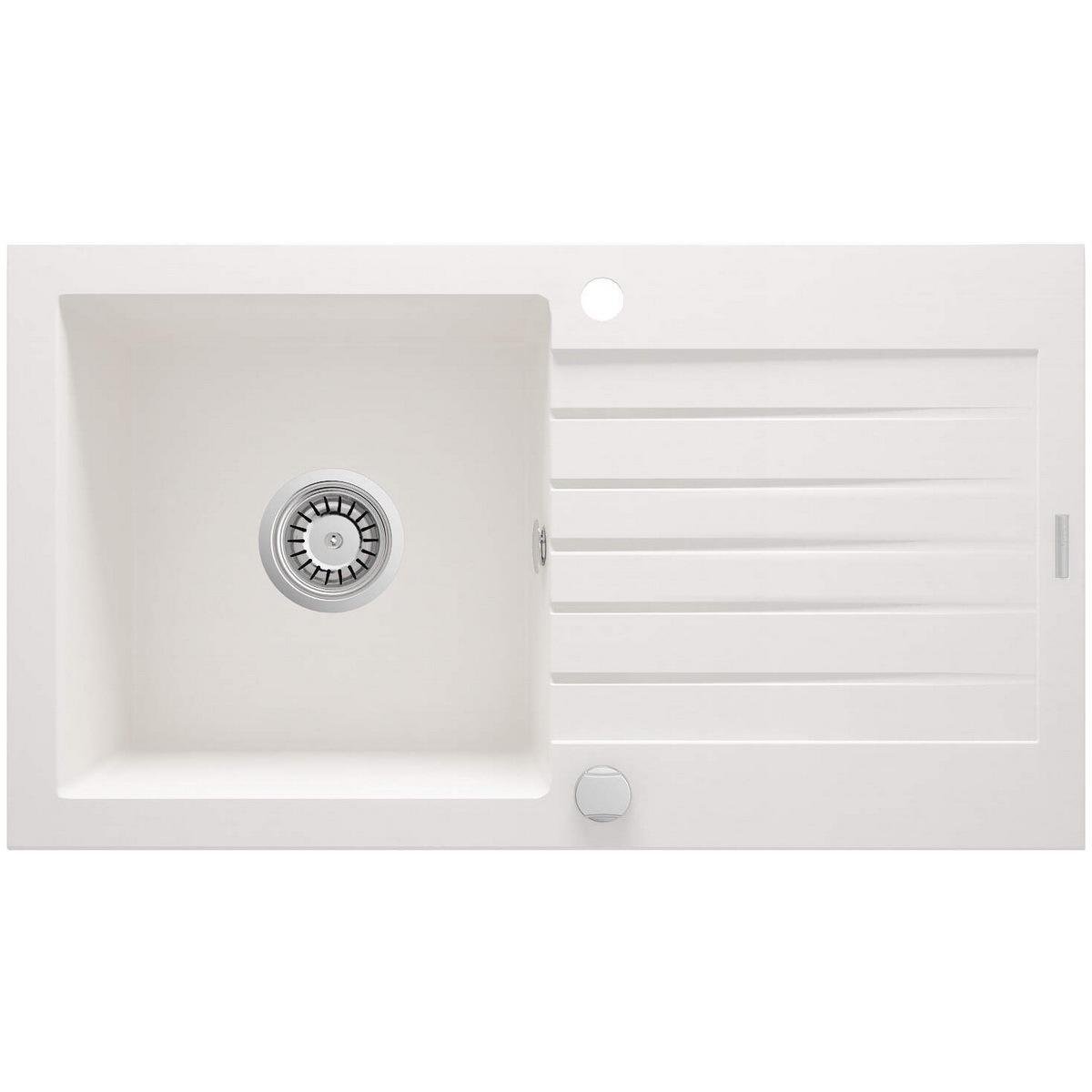 Мойка кухонная гранитная Deante ZQZ_A113 760x440 мм Белый (205397)