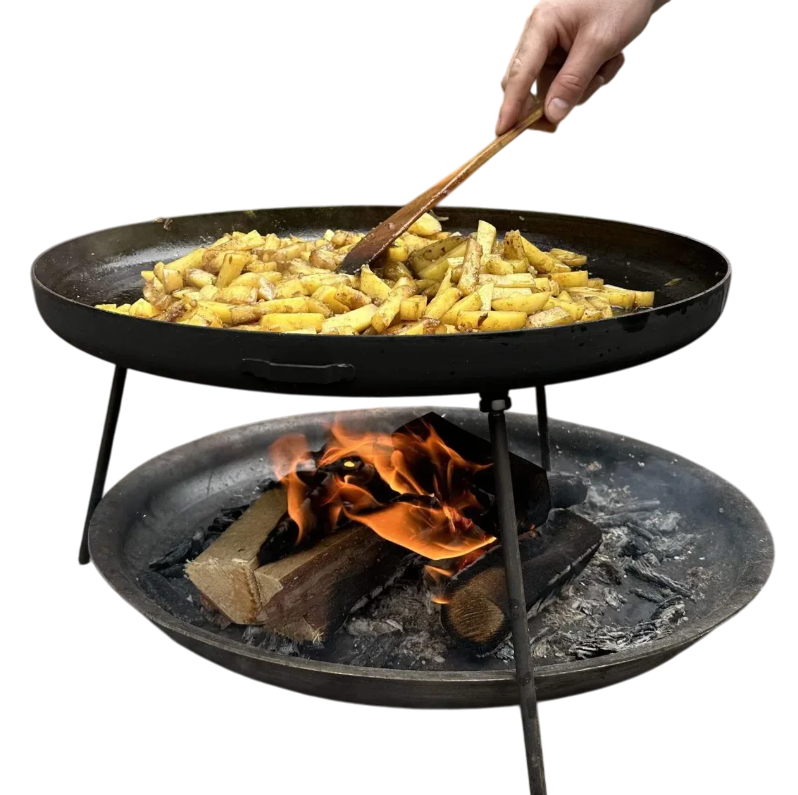 Сковорода с диска бороны з крышкой 540х415х330 мм (SDR-40K) - фото 6