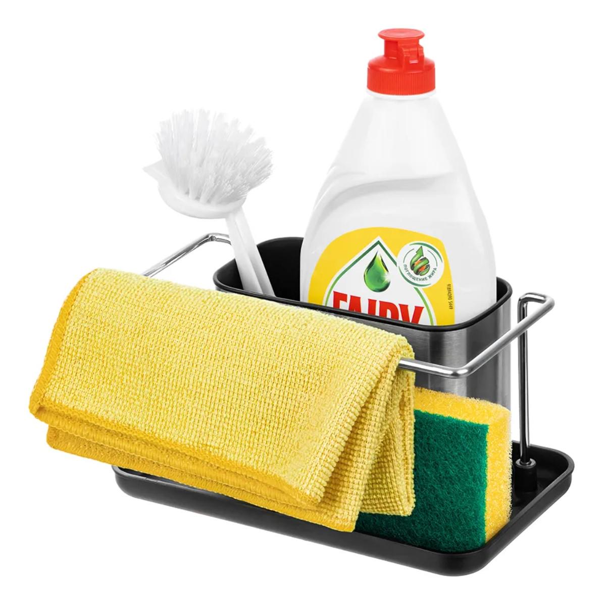 Органайзер кухонный с щеткой A-PLUS 20,3х11,6х11 см (1811) - фото 2