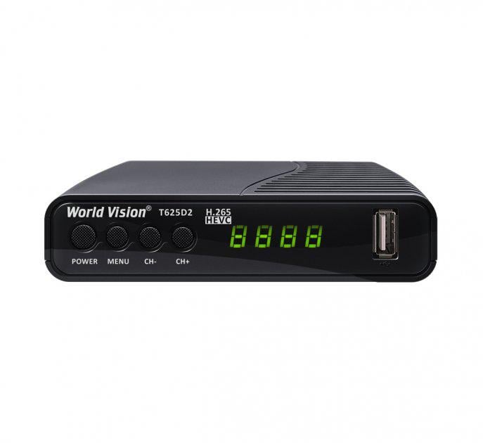 Тюнер Т2 DVB-T2/C World Vision T625D2 H.265 з підтримкою кабельного ТБ