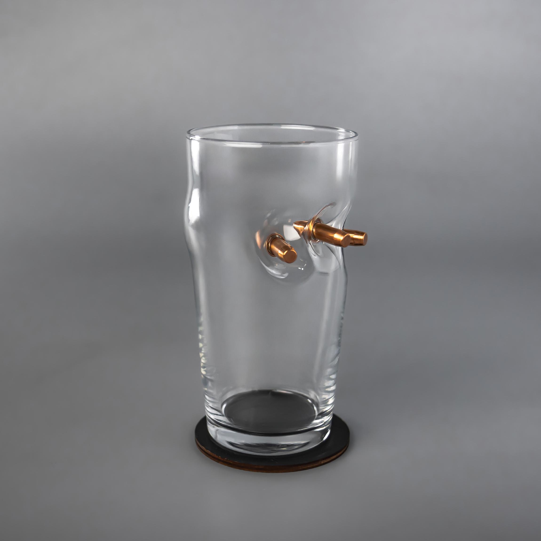 Бокал для пива с тремя пулями VSKLO 500 мл VSKLO (25901283) Бокал для пива с тремя пулями VSKLO 500 мл VSKLO (25901283)