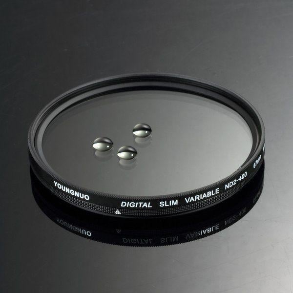 Светофильтр Yongnuo ND2 ND400 Slim Variable с переменной плотностью 55 мм