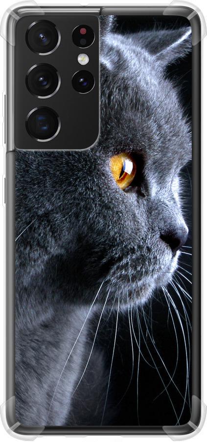 Чохол на Samsung Galaxy S21 Ultra (5G) Гарний кіт (3038sp-2116-42517)