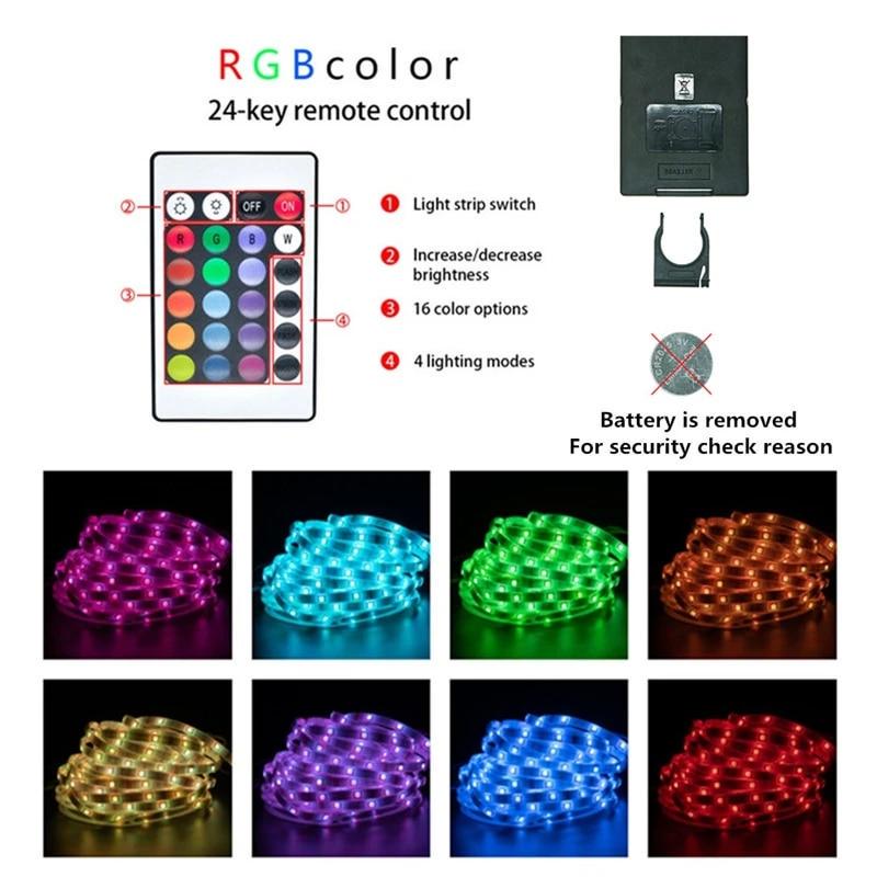 Светодиодная лента RGB 5050 54 LEDS bluetooth с контроллером 5 м (1972309724) - фото 7