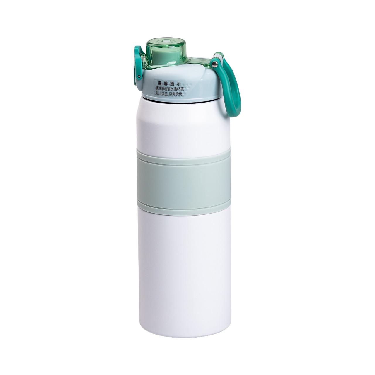 Термос нержавеющая сталь с мундшт.ом 0,8 л Мятный (5435) - фото 5 Термос нержавеющая сталь с мундшт.ом 0,8 л Мятный (5435) - фото 5