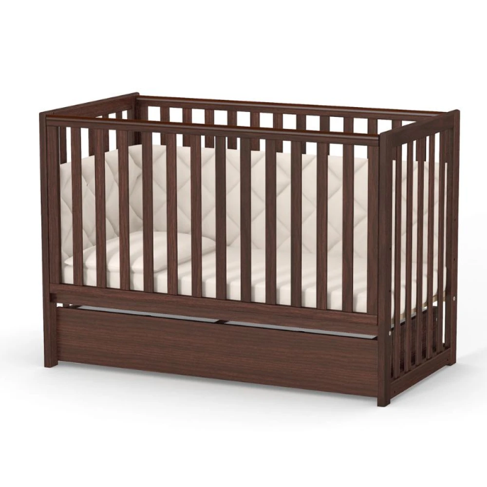 Дитяче ліжечко Veres ЛД 13 120x60 см Горіх - фото 4 Дитяче ліжечко Veres ЛД 13 120x60 см Горіх - фото 4