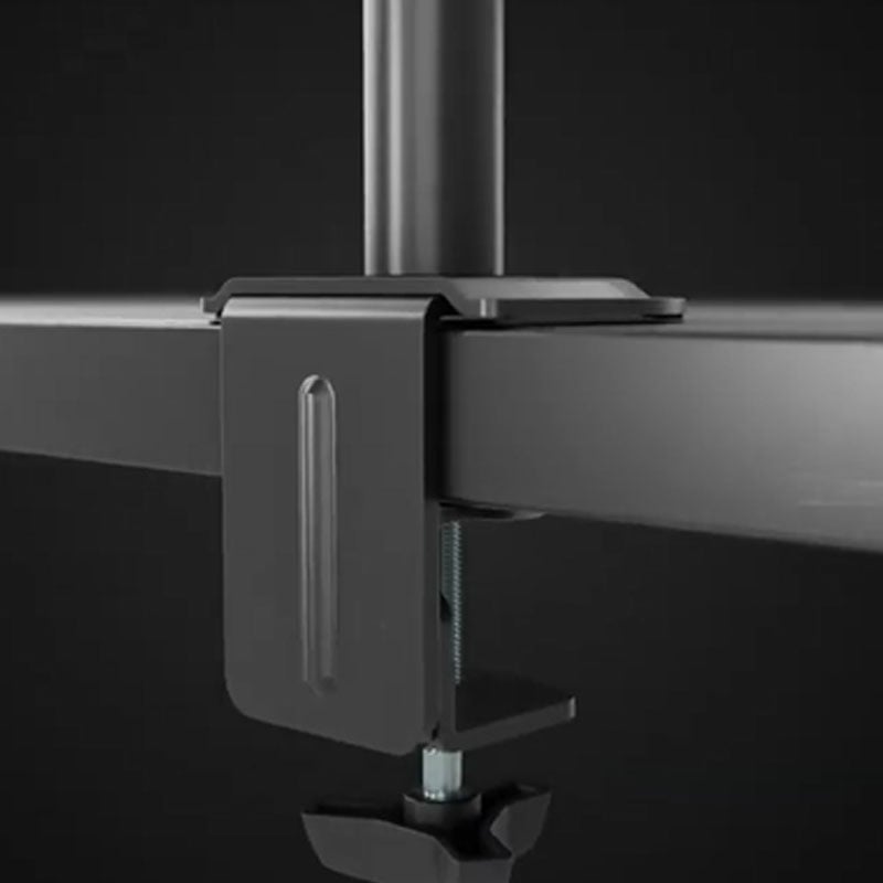 Кронштейн для монітора Brateck LDT66-C024 для двох моніторів 15-26" Чорний (22631568) - фото 10