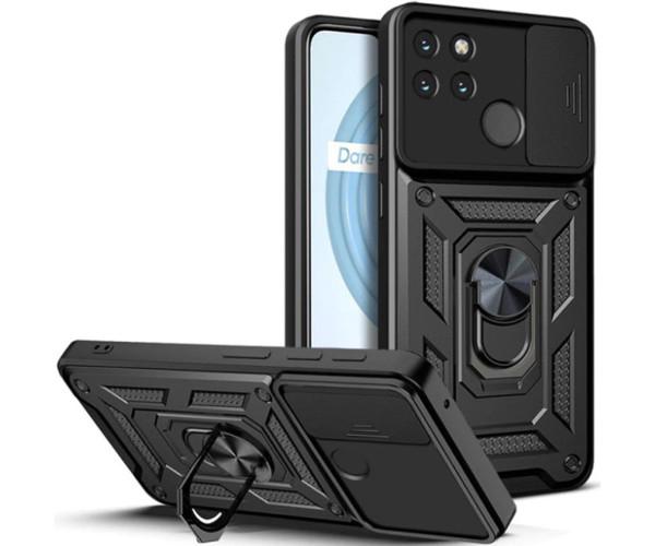 Чехол-накладка Ricco Camera Sliding для Realme C21Y / C25Y Черный Чехол-накладка Ricco Camera Sliding для Realme C21Y / C25Y Черный