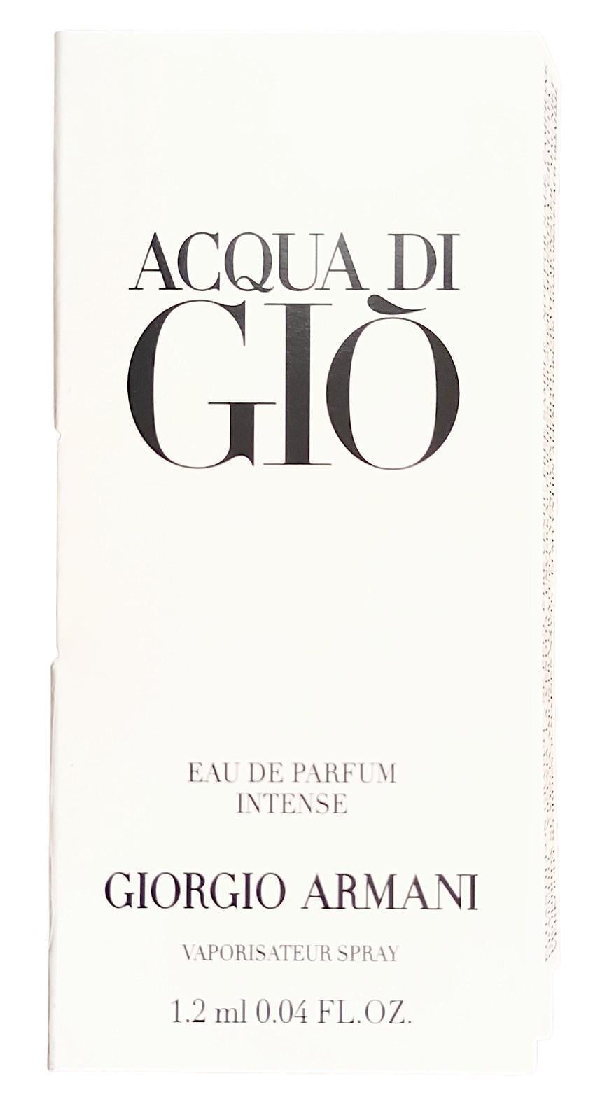 Парфюмированная вода для мужчин Giorgio Armani Acqua Di Gio Intense 1,2 мл пробник (405555)