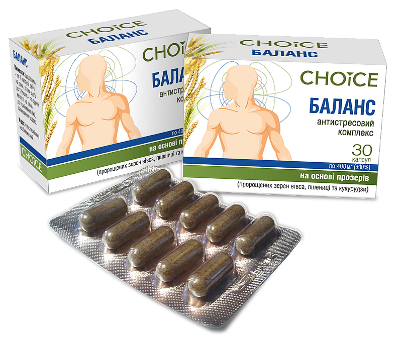 Фитокомплекс антистрессовый Choice Баланс 30 капсул