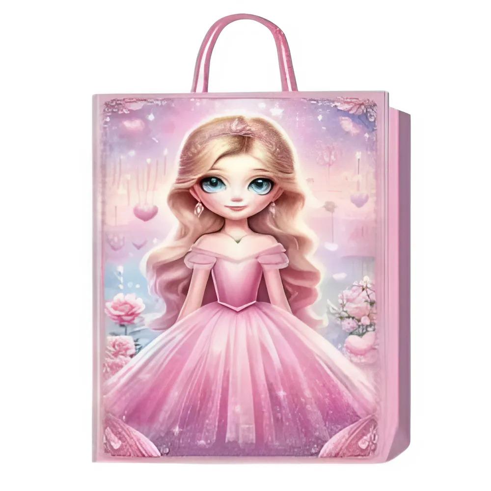 Подарочный пакет Stenson R33045-S Princess 3D 18х23х8 см (68649060)