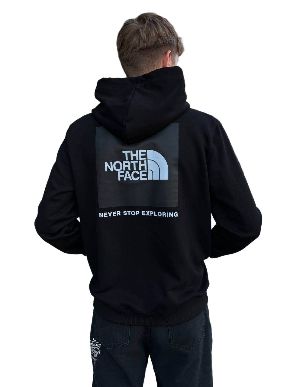 Худи мужское The North Face S/M/L/XL Черный/Белый