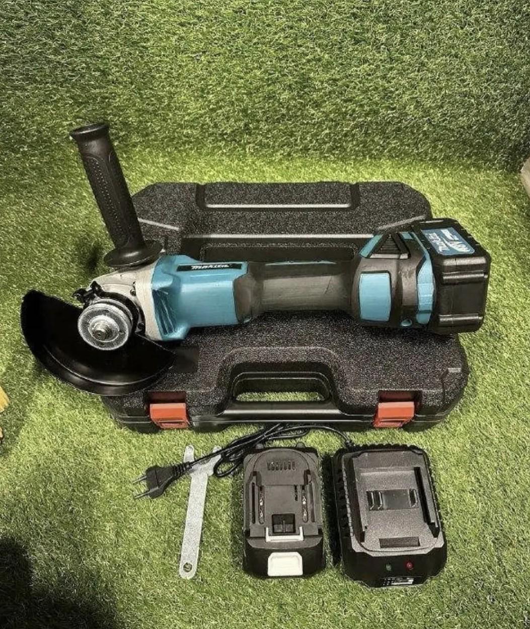 Болгарка аккумуляторная DGA511 бесщеточная 48V 6A Сине-черная (8900) - фото 7