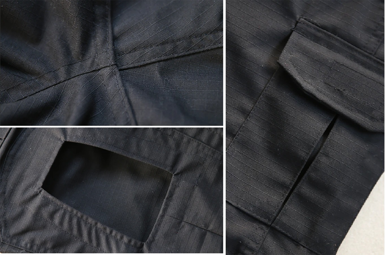 Брюки мужские рипстоп с наколенниками XXL Черный - фото 10