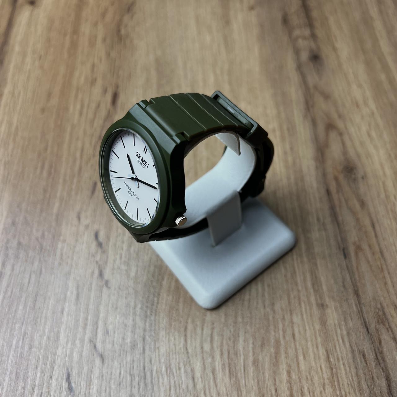 Часы мужские Skmei каучук Хаки (z061-3) - фото 3 Часы мужские Skmei каучук Хаки (z061-3) - фото 3