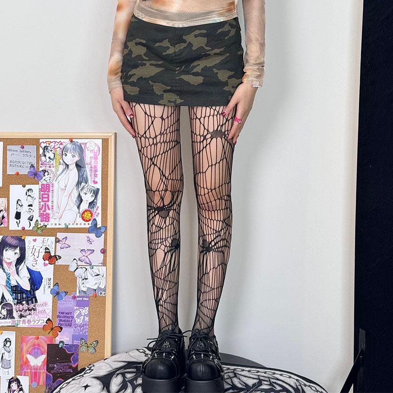 Колготки с пауками и паутиной One Size Черный (К6132) - фото 2