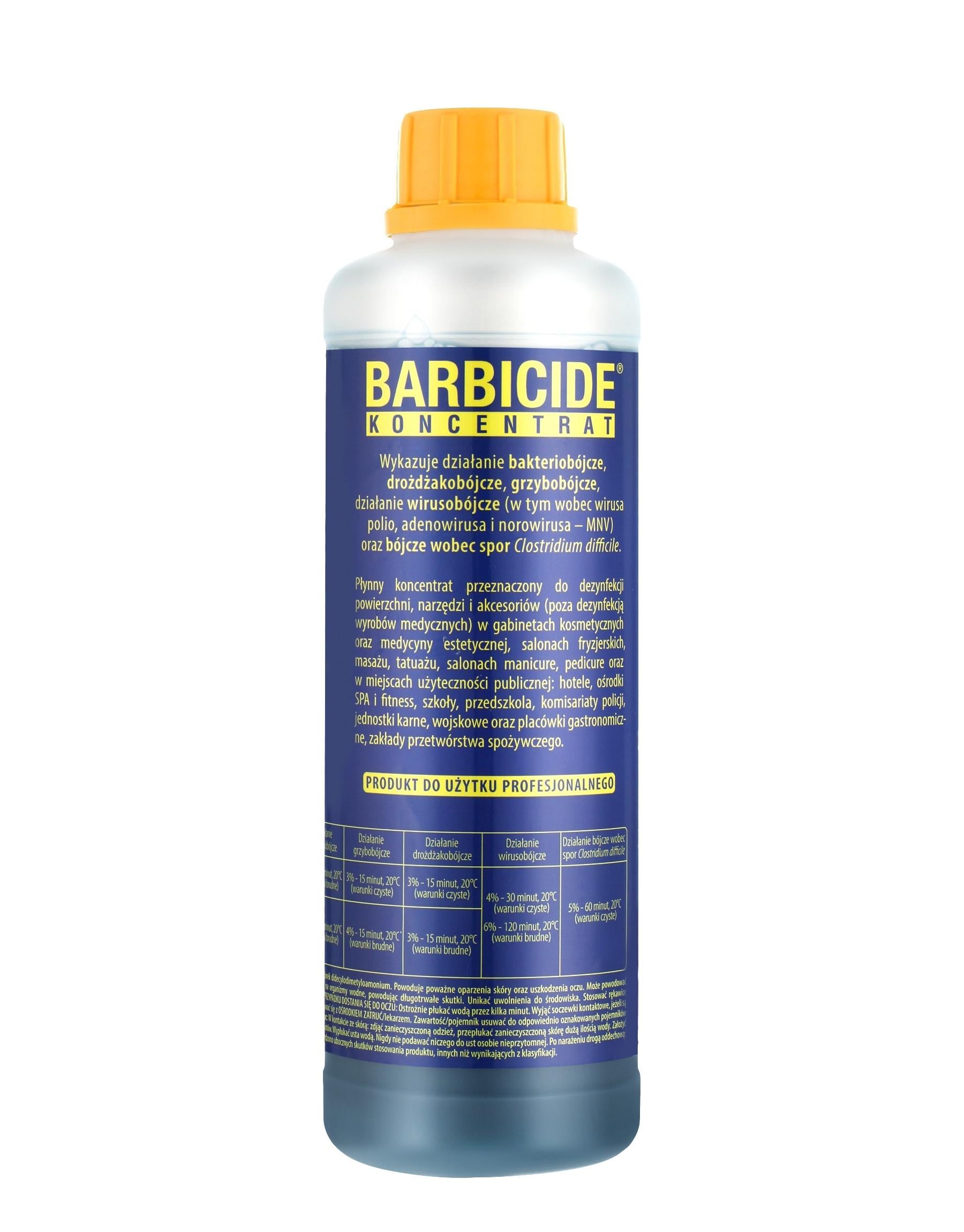 Концентрированная жидкость для дезинфекции Barbicide Concentrat 500 мл (5906735706116)