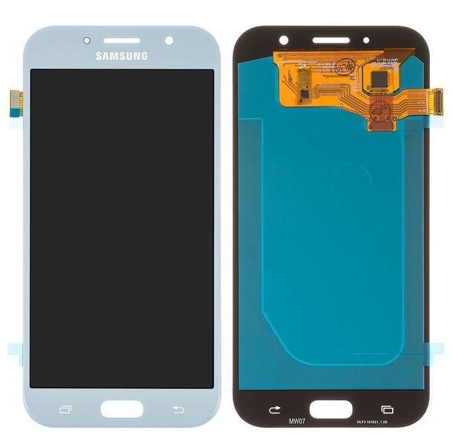 Дисплейный модуль Liquid Crystal Display/Touchscreen для Samsung A720/A7 2017 OLed Голубой (000045509)