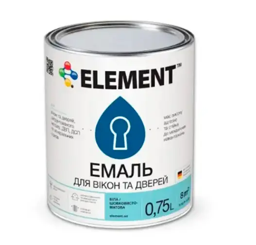 Емаль акрилова для вікон та дверей Element під тонування В3 2,5 л (2594893858)