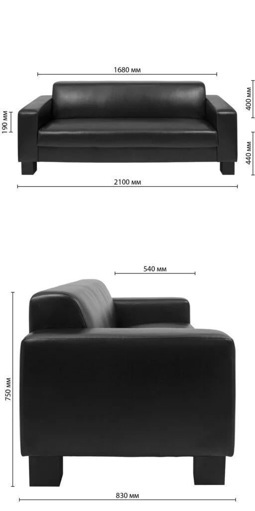 Диван Bruno екошкіра Soft 210х83х77 см White (rich_sofa_00174) - фото 6