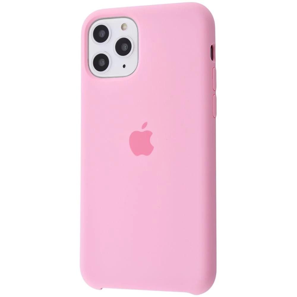 Силиконовый Чехол Накладка Silicone Case для iPhone 11 Pro Max Light Pink