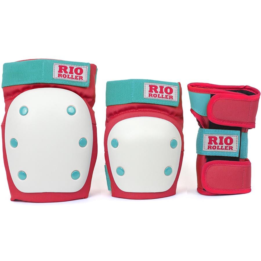Защита набор Rio Roller Triple Pad Set L Red/Mint