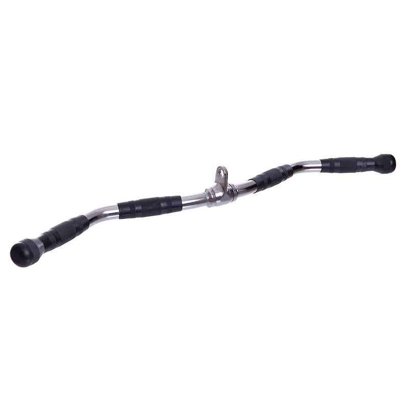 Рукоятка для тяги TA-2732 на трицепс и тяги к животу резиновая W-образная Серебряный (58363157)