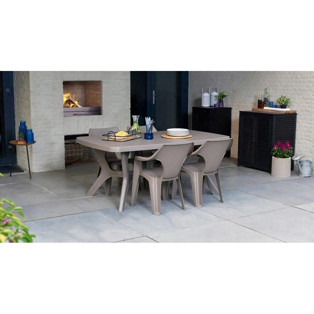 Стол садовый Keter Baltimore Капучино (228343) - фото 6 Стол садовый Keter Baltimore Капучино (228343) - фото 6