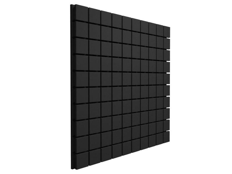 Панель Ecosound Tetras Black з акустичного поролону 100x100 см 70 мм Чорний графіт