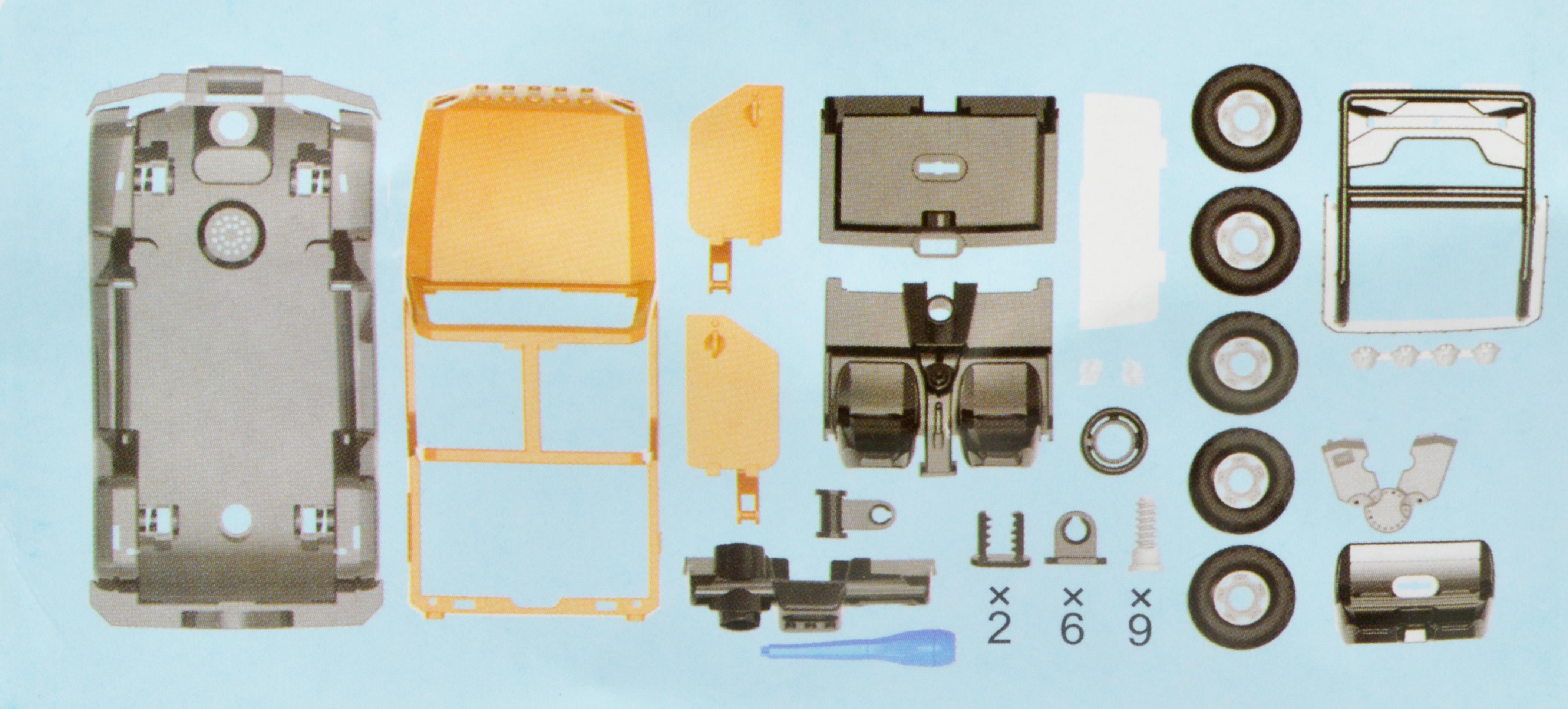 Конструктор Джип 1376 зі світловими та звуковими ефектами - фото 8