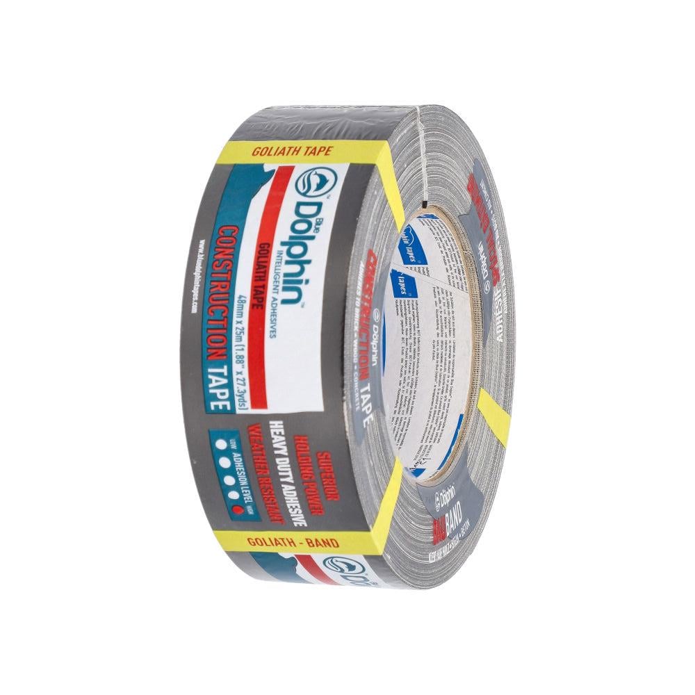 Скотч-лента строительный Blue dolphin goliath tape-heavy duty fabric tape 48 мм 25 м