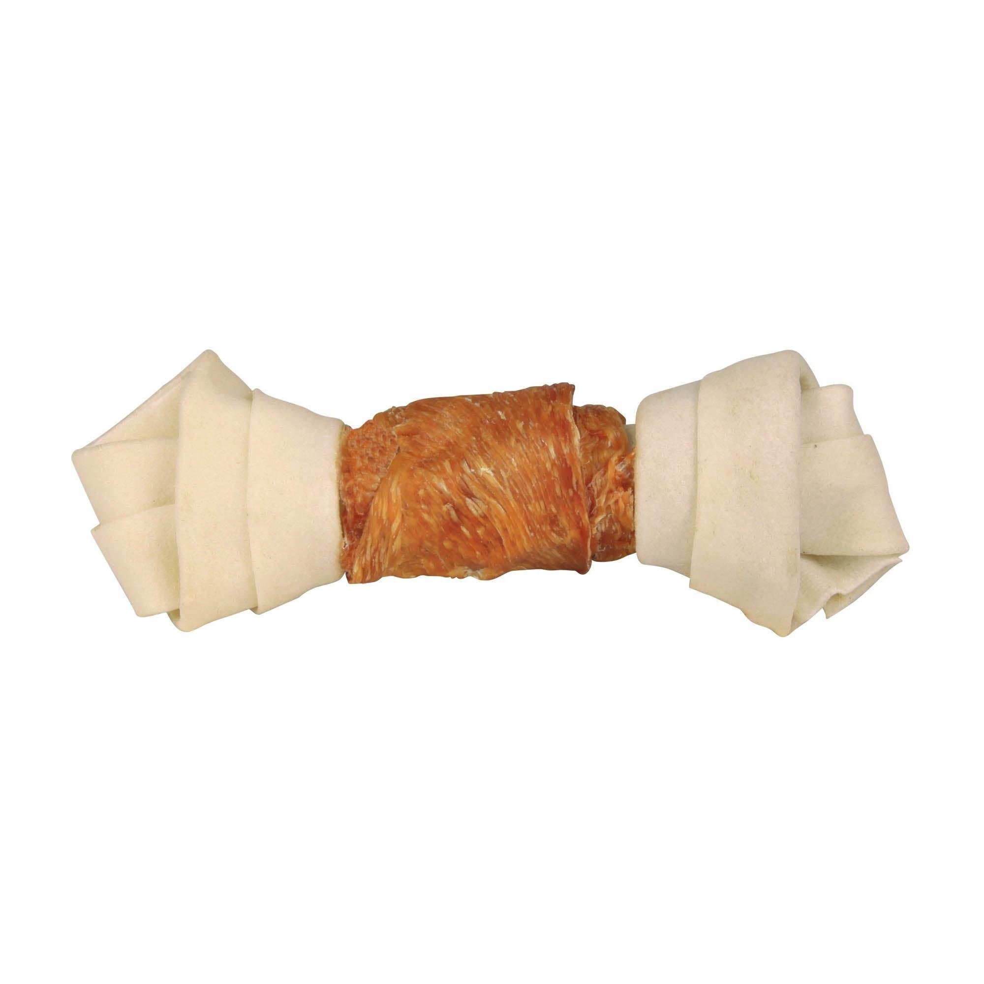 Ласощі для собак Trixie Кістка для чищення зубів з куркою Denta Fun 18 см 120 г