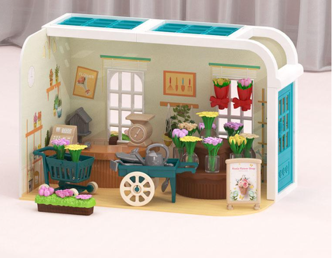 Игровой набор Игрушечный дом Koala Town Цветочная лавочка