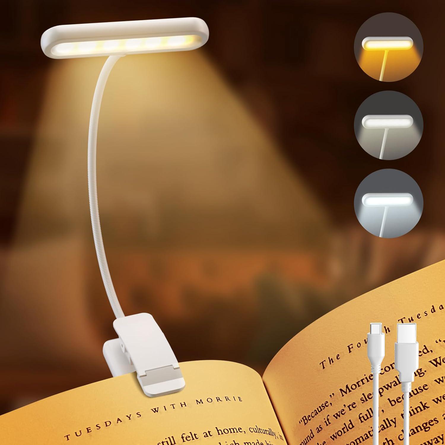 Лампа для читання книг BOOK LIGHT 12 LED з акумулятором Білий (00003) - фото 4 Лампа для читання книг BOOK LIGHT 12 LED з акумулятором Білий (00003) - фото 4