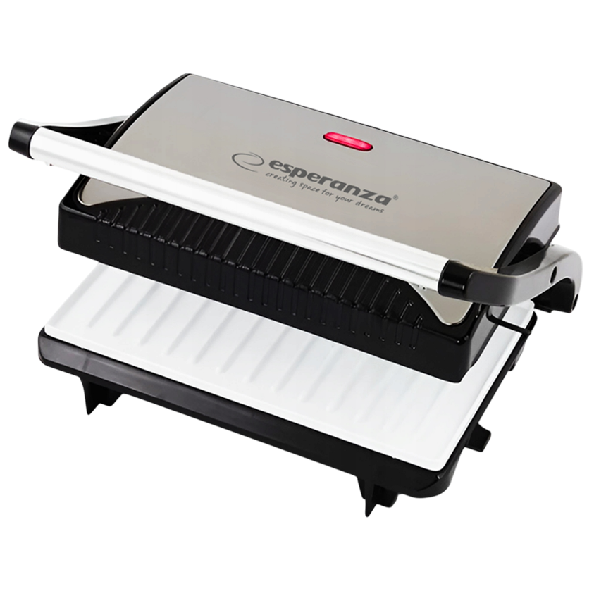 Електрогриль контактний Esperanza TALEGGIO 750 Вт Електрогриль контактний Esperanza TALEGGIO 750 Вт