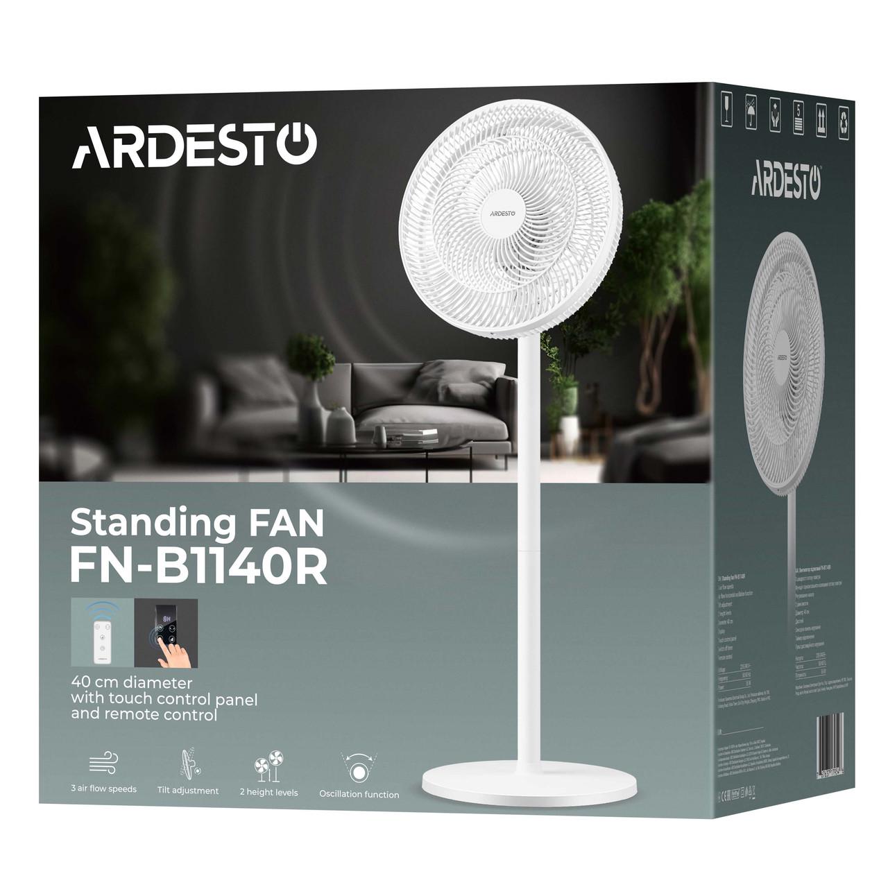 Вентилятор підлоговий ARDESTO 40 см 55 Вт (FN-B1140R) - фото 8