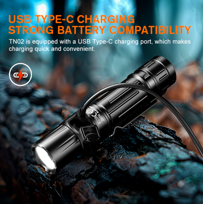 Ліхтар ручний акумуляторний SuperFire TN02 1800 Lumen IP44 (2511622515) - фото 2 Ліхтар ручний акумуляторний SuperFire TN02 1800 Lumen IP44 (2511622515) - фото 2
