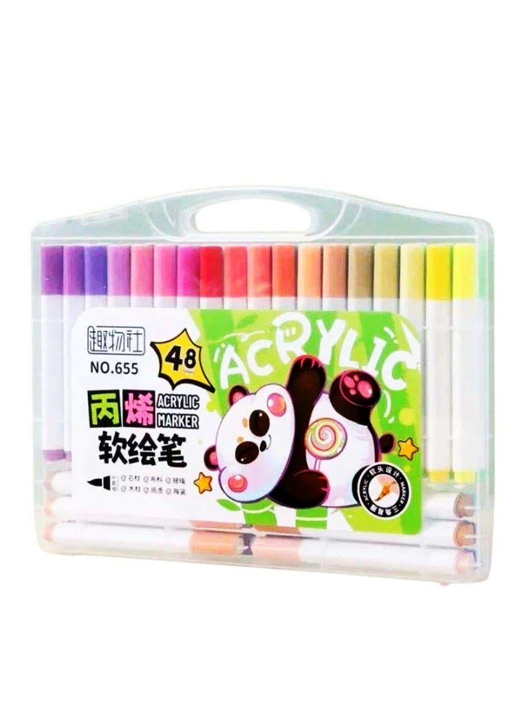 Набор ярких акриловых маркеров Touch Acril-48 насыщенных цветов для творчества линии 1-3 мм TOP 48 шт. (363834587) Набор ярких акриловых маркеров Touch Acril-48 насыщенных цветов для творчества линии 1-3 мм TOP 48 шт. (363834587)