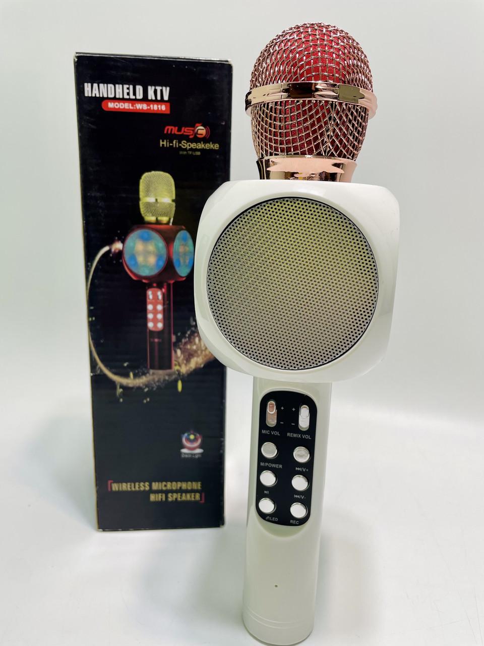 Караоке-микрофон беспроводной Wster Bluetooth Караоке-микрофон беспроводной Wster Bluetooth