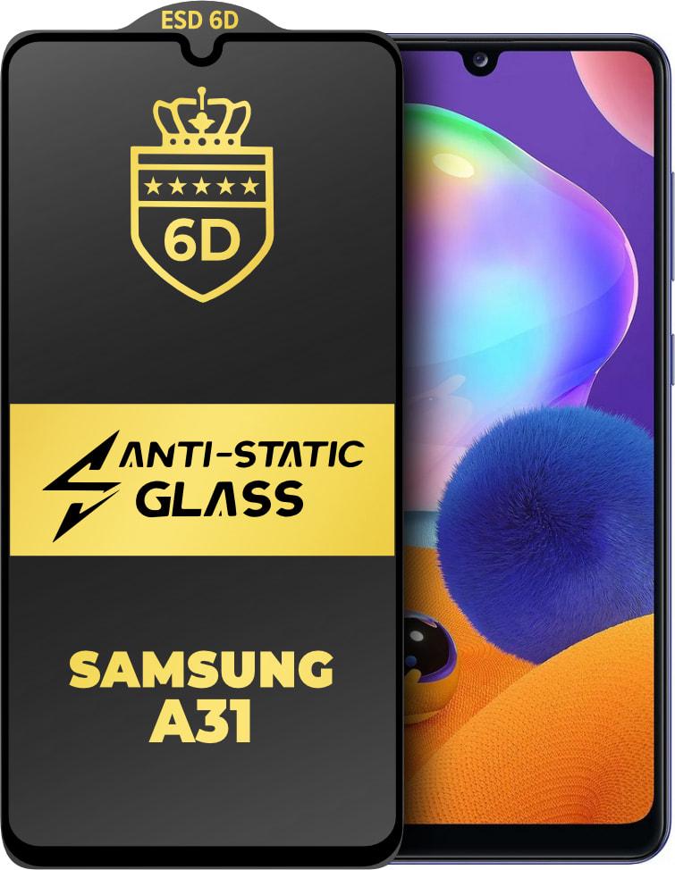 Защитное стекло 6D Anti-Static Samsung Galaxy A31 A315 Glass Shield - фото 1