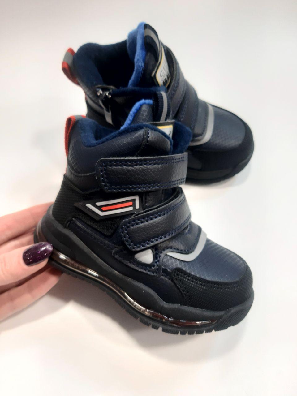 Ботинки для мальчика Clibee р. 21 13,5 см Синий (803 blue) - фото 6