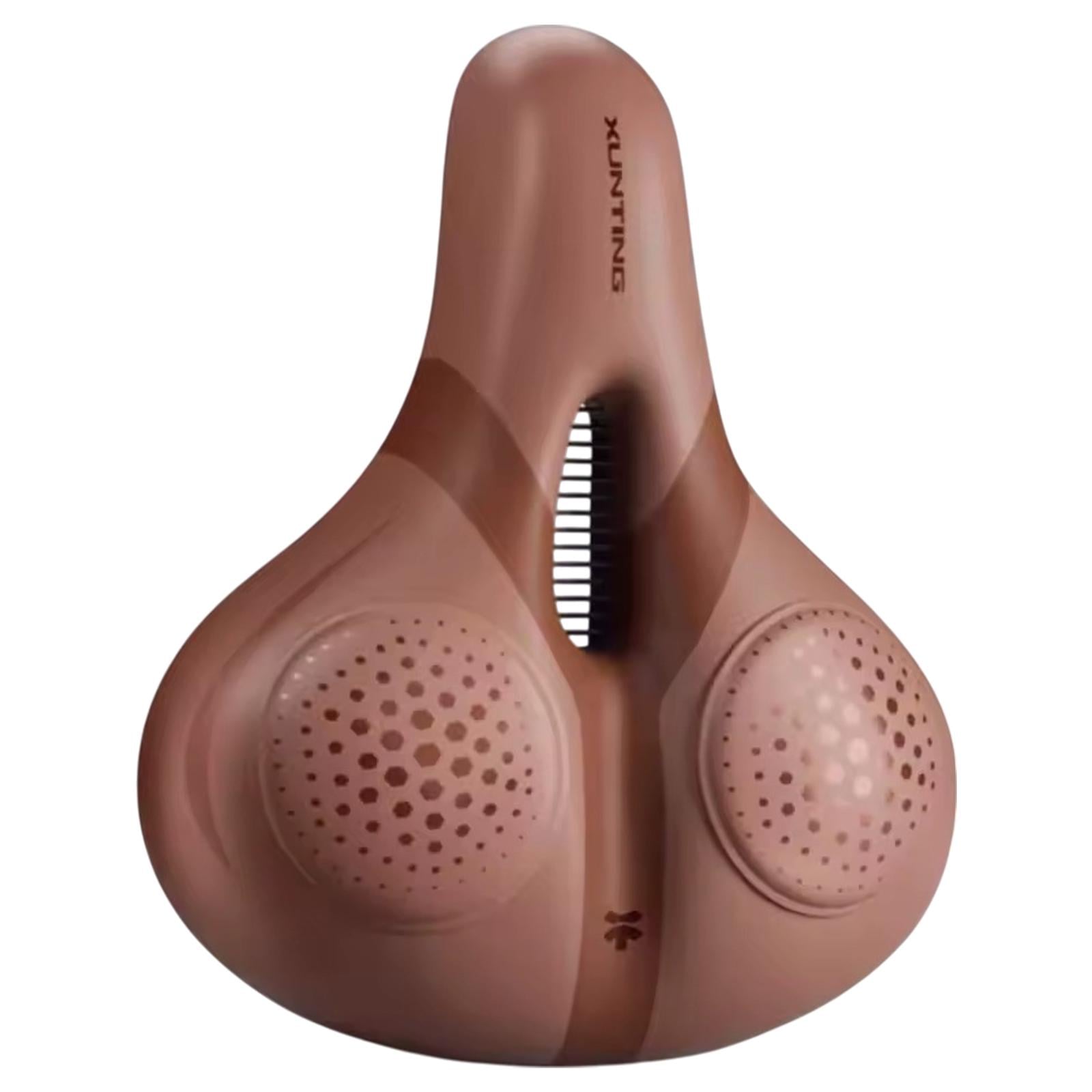 Седло для велосипеда эргономичное XunTing SAD-9750G Коричневый (XT-SAD9750G-7021)