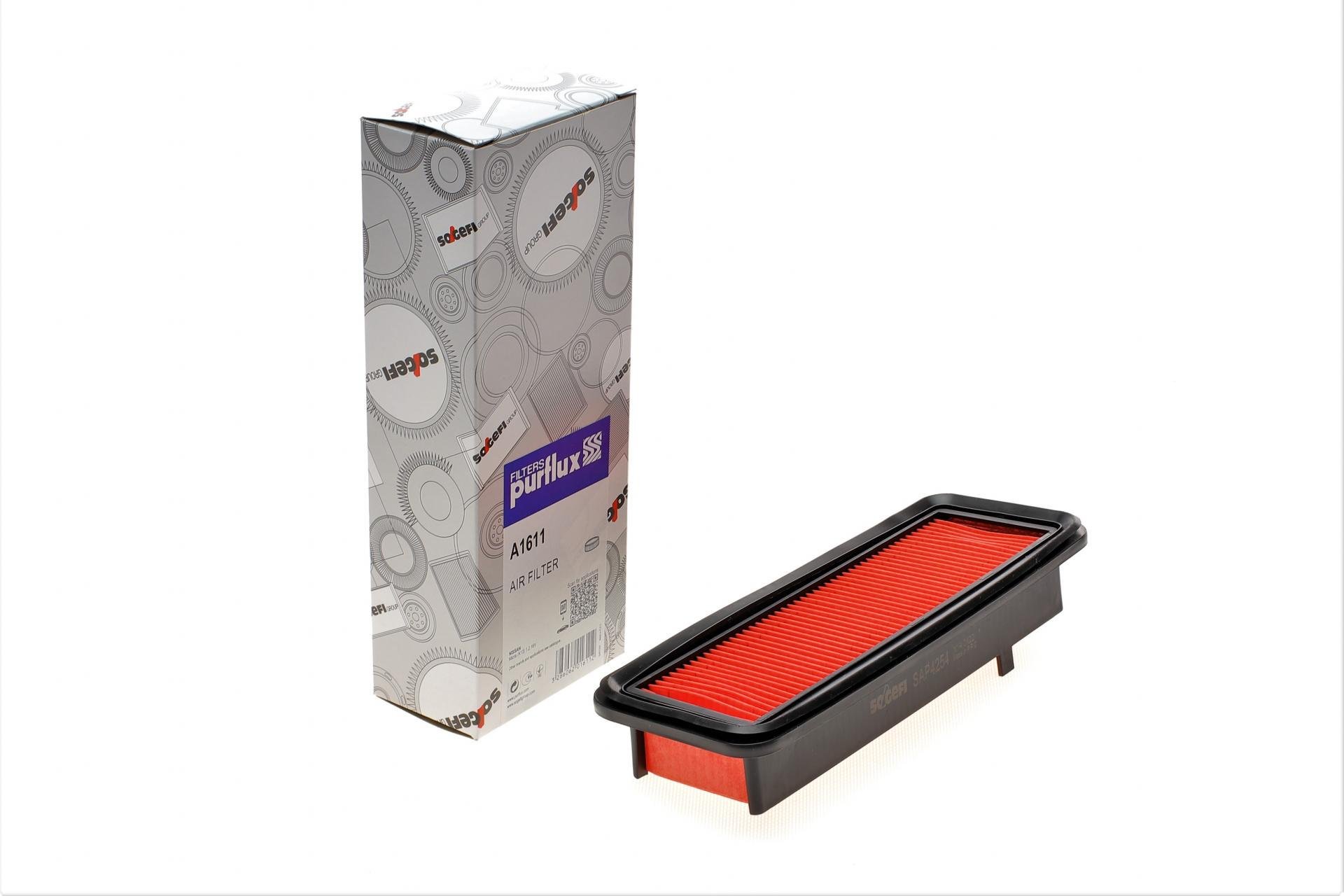 Фильтр воздушный PURFLUX для Nissan Micra/Note 1,2 11- (A1611)