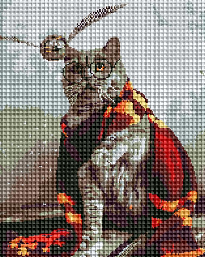 Алмазная вышивка Brushme Котик ловец снитча 40x50 см (DBS0029)