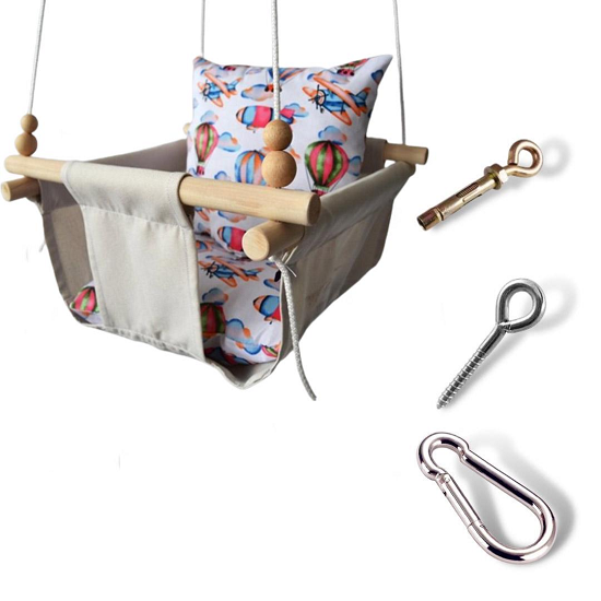 Детская качеля Infancy Полетите вверх Молочный (9900298)