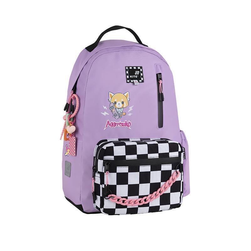 Рюкзак KITE Aggretsuko 44x29,5x15 см 18,5л Фиолетовый (AR25-949M)